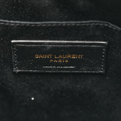 Saint Laurent Calfskin Matelasse Monogram Lou Camera Bag Black 6 of 10