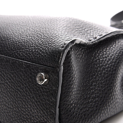 Fendi Cuoio Romano Selleria Bi-Color Medium Peekaboo Iconic Satchel Black Mou 12 of 12