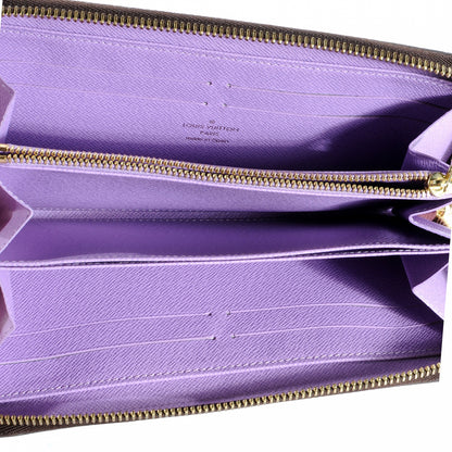 Louis Vuitton Damier Ebene Illustre Zippy Wallet Violet 5 of 9