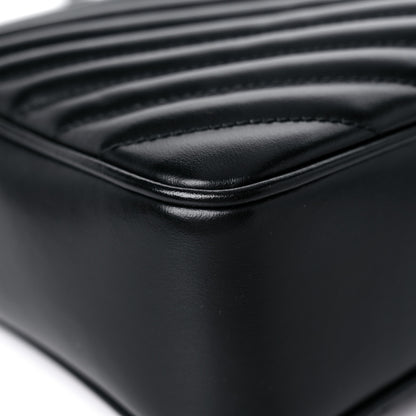 Saint Laurent Calfskin Matelasse Monogram Lou Camera Bag Black 10 of 12