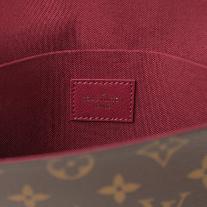 Louis Vuitton Monogram Pochette Felicie Chain Wallet Fuchsia 6 of 13