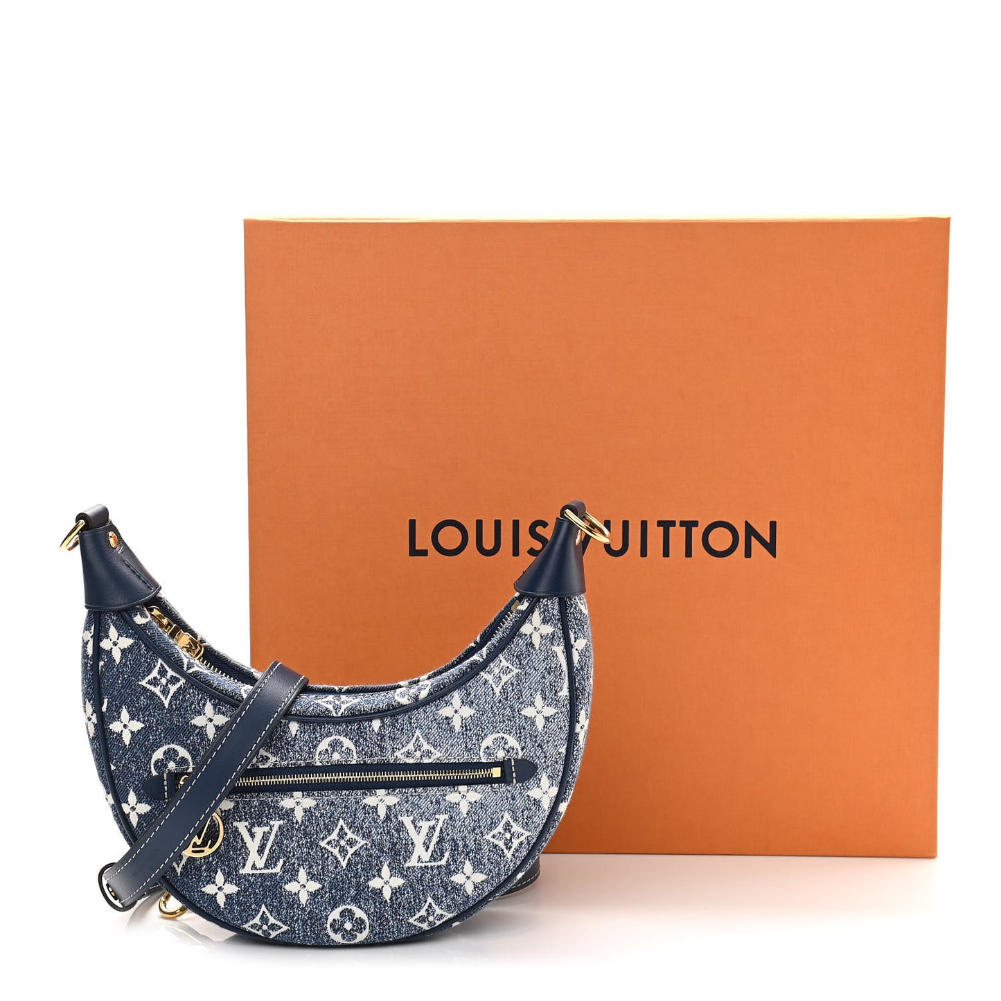 Monogram Jacquard Denim Loop Bleu
