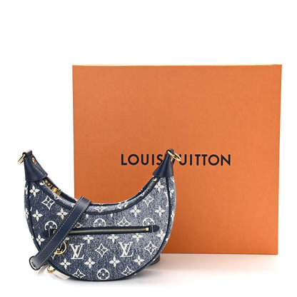 Louis Vuitton Monogram Jacquard Denim Loop Bleu 9 of 9