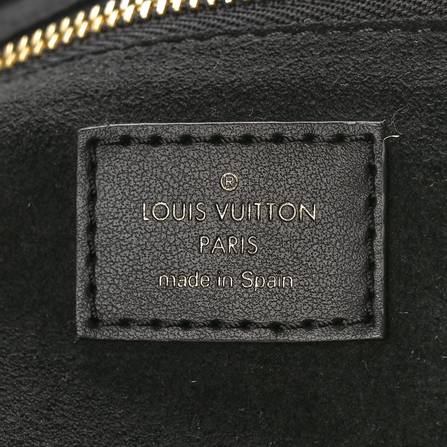 Louis Vuitton Empreinte Monogram Giant Broderies Neverfull MM Cream Black 7 of 9