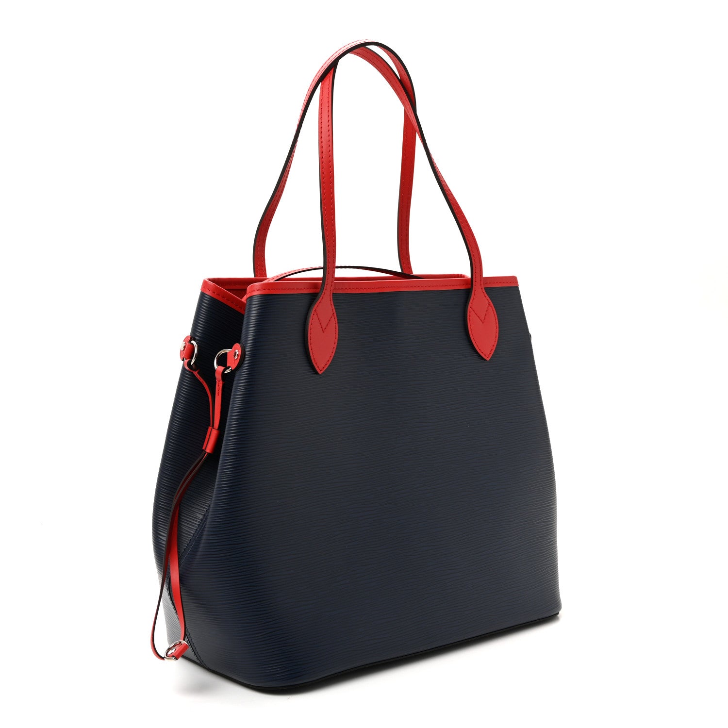 Louis Vuitton Epi Neverfull MM Indigo Coquelicot 4 of 10