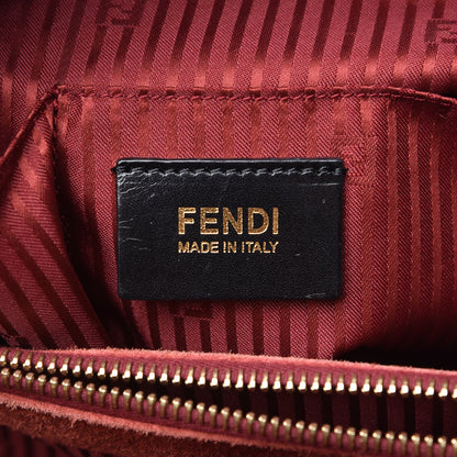 Fendi Vitello Elite Regular 2Jours Tote Rosso Scuro Ciliegia 6 of 18