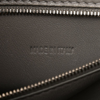 Balenciaga Shiny Calfskin Crocodile Embossed Small Hourglass Top Handle Bag Steel Grey 7 of 13
