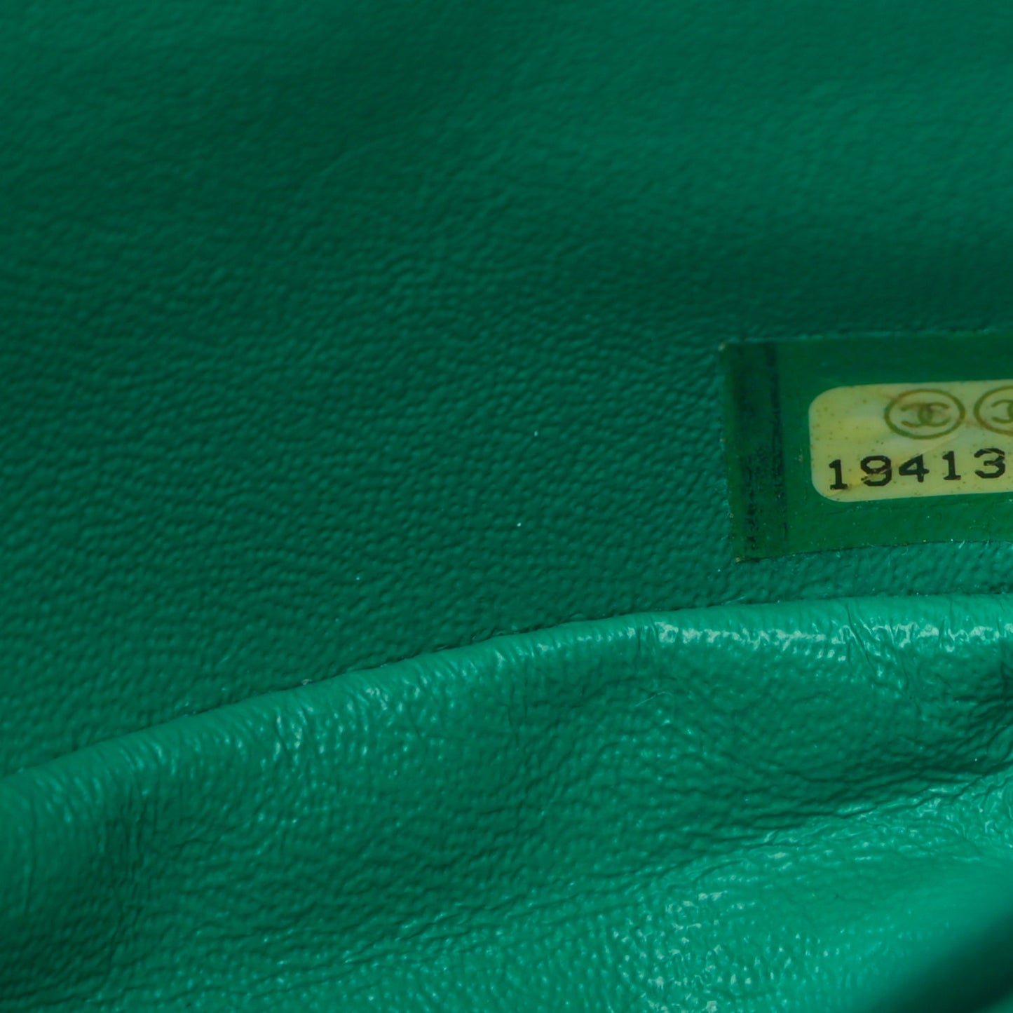 Jersey Quilted Mini Rectangular Flap Green