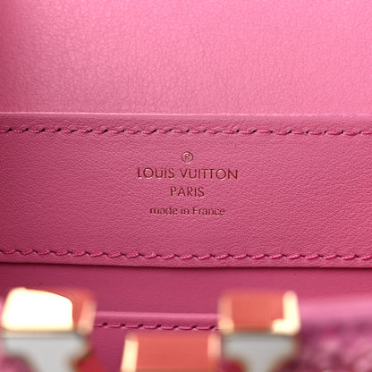 Louis Vuitton Embroidered Satin Calfskin Capushell Mini Rose 6 of 8