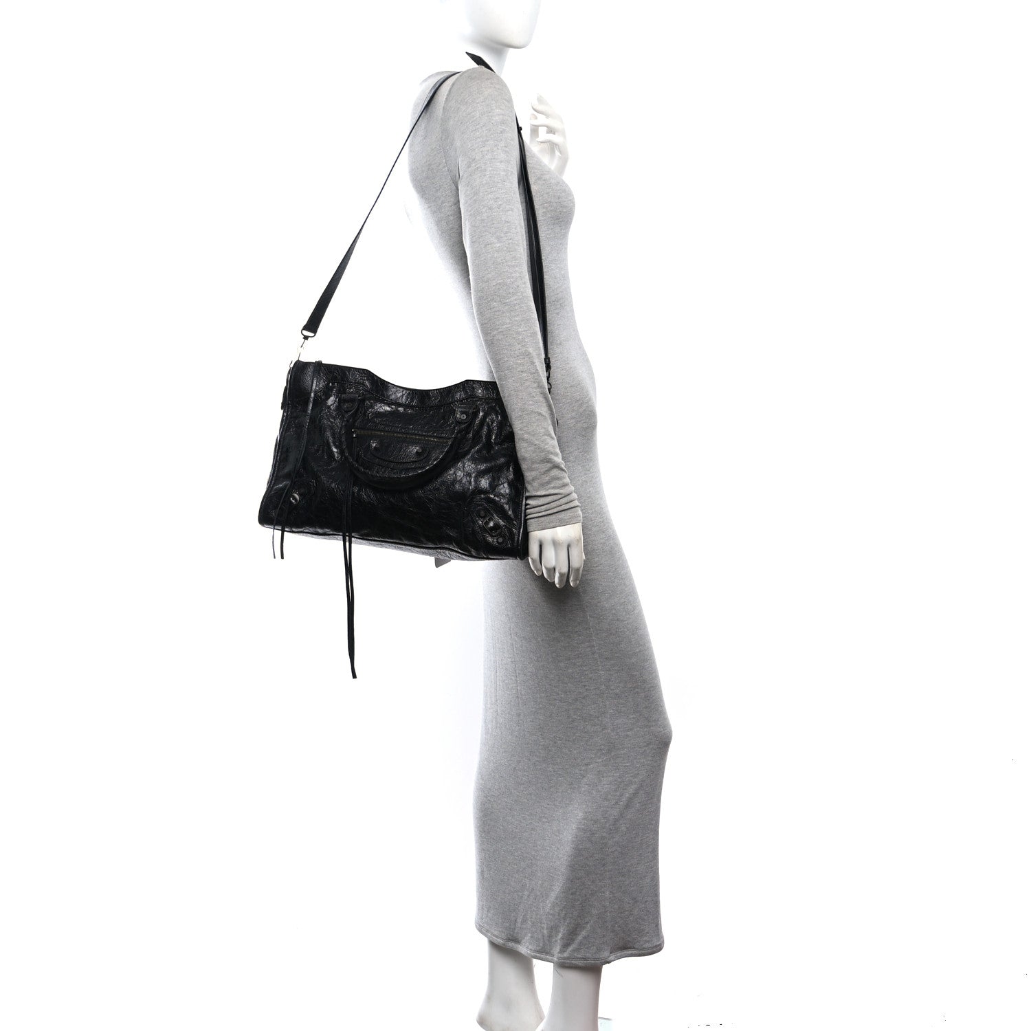 Balenciaga Agneau Arena Classic Hardware Medium Le City Black 2 of 10
