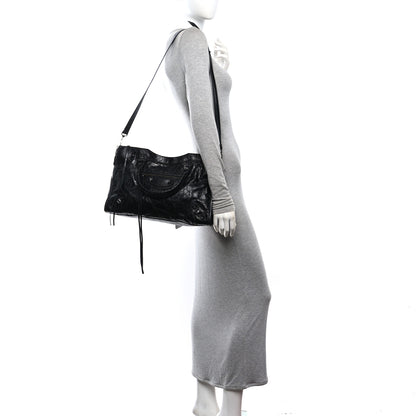 Balenciaga Agneau Arena Classic Hardware Medium Le City Black 2 of 10