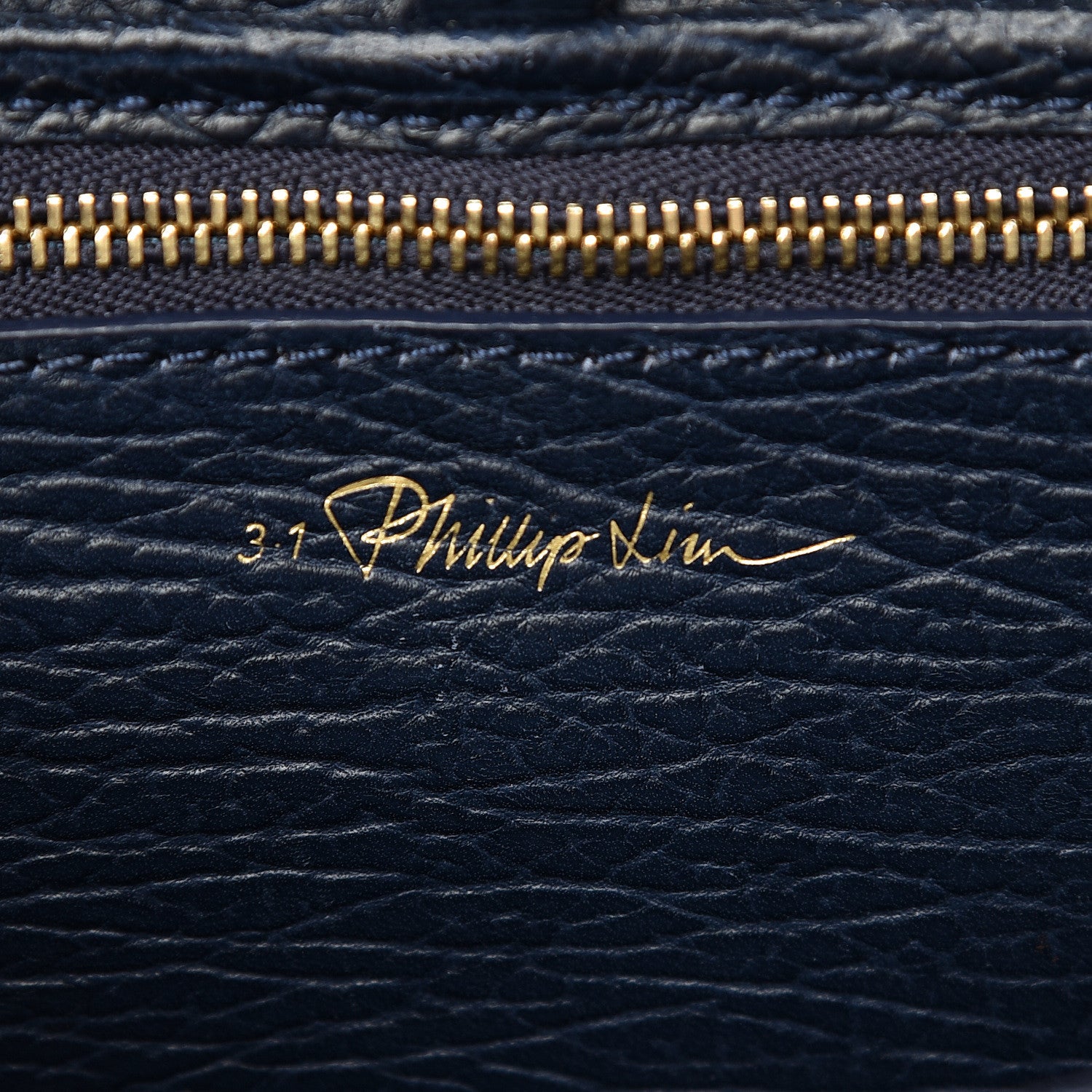 3.1 Phillip Lim 3.1 Textured Calfskin Mini Pashli Satchel Ink 10 of 14