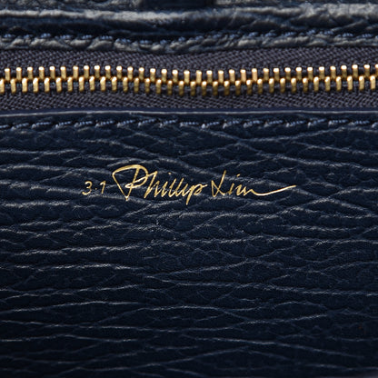 3.1 Phillip Lim 3.1 Textured Calfskin Mini Pashli Satchel Ink 10 of 14
