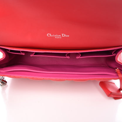 Christian Dior CHRISTIAN DIOR Lambskin Cannage Medium Miss Dior Flap Fuchsia 5 of 11