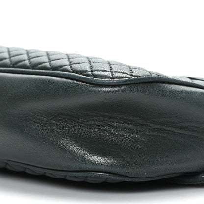 Saint Laurent Lambskin Quilted Victoire Camera Bag New Vert Fonce 9 of 10