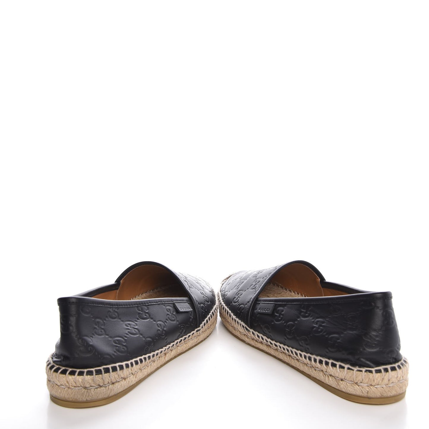 Guccissima Signature Espadrilles 41.5 Black