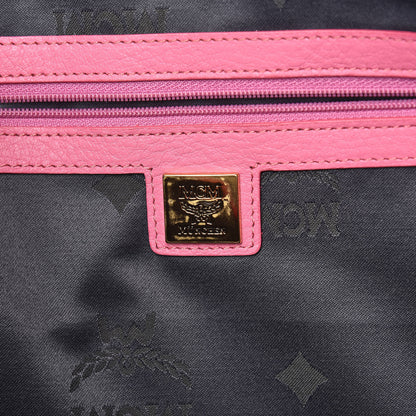 MCM Visetos Studded Medium Stark M Backpack Pink 6 of 12