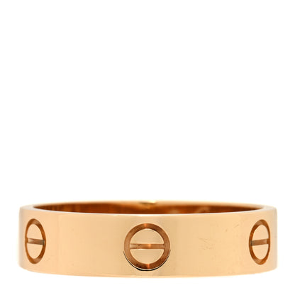 Cartier 18K Yellow Gold 5.5mm LOVE Ring 64 10.75 1 of 4