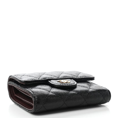 Chanel Caviar Quilted Flap Card Holder Black 4 of 8