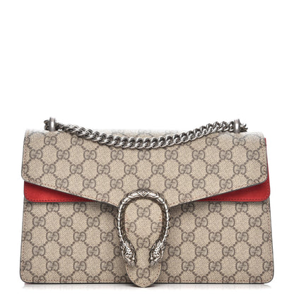Gucci GG Supreme Monogram Small Dionysus Shoulder Bag Red 1 of 7