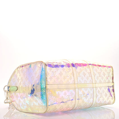 Louis Vuitton PVC Monogram Keepall Bandouliere 50 Iridescent Prism 4 of 9
