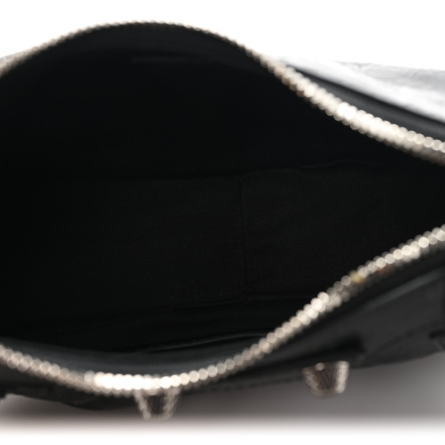 Agneau Arena Le Cagole Chain Shoulder Bag XS Black