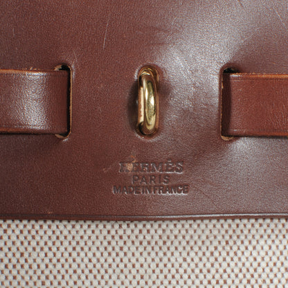 Hermes Toile Herbag PM 30 Brown 11 of 17