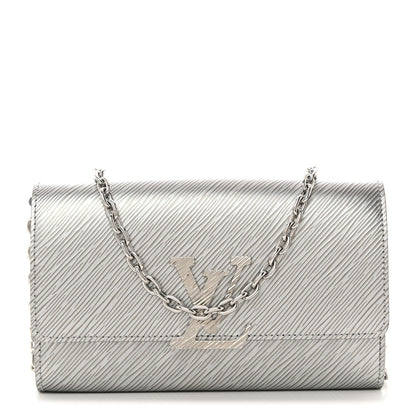 Louis Vuitton Epi Pochette Louise NM Silver 1 of 9
