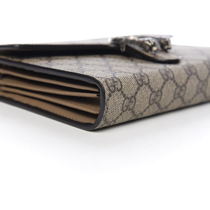 Gucci GG Supreme Monogram Mini Dionysus Chain Wallet Beige Taupe 8 of 10