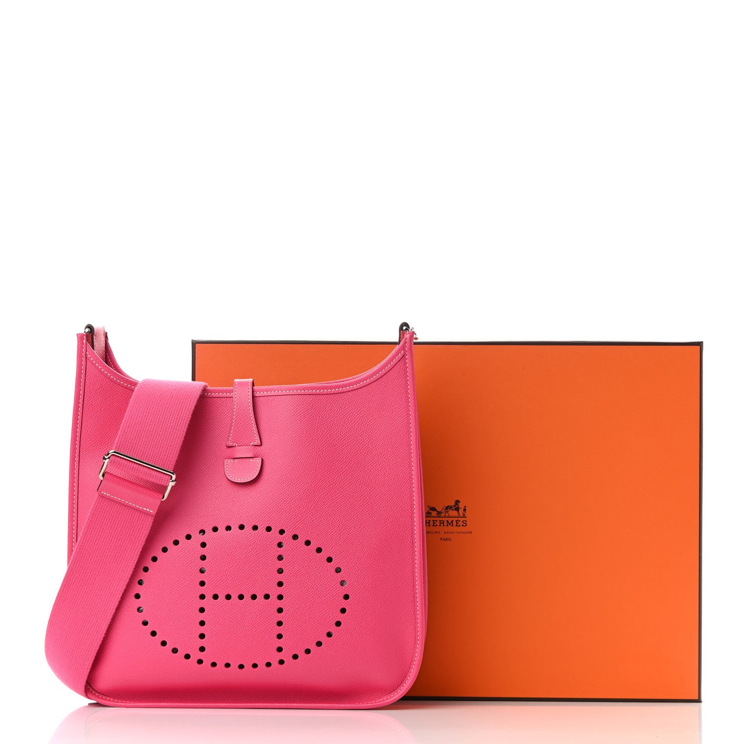 Hermes Epsom Evelyne III PM Rose Tyrien 13 of 13