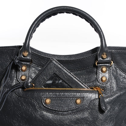 Balenciaga Agneau Giant 12 Gold Hardware Velo Gris Fossile Anthracite 13 of 14