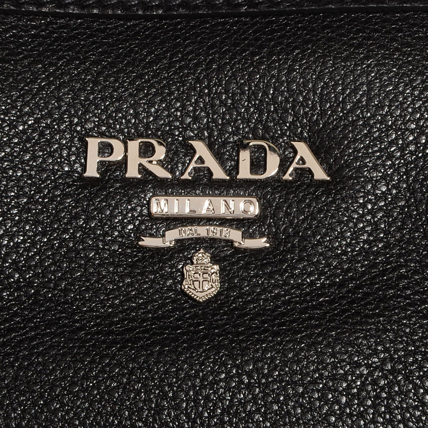 Prada Vitello Daino Tote Nero Black 11 of 11