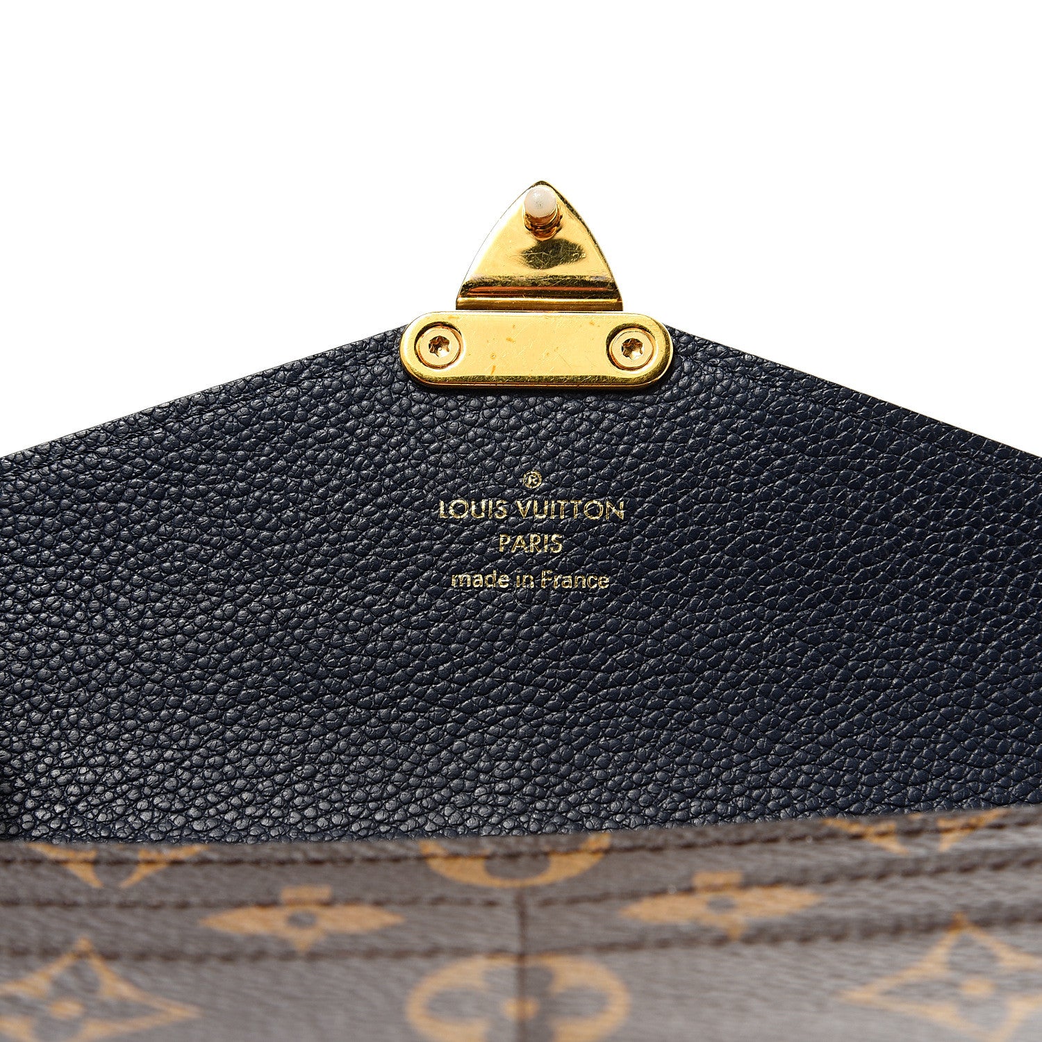 Louis Vuitton Monogram Pallas Wallet Blue Marine 5 of 5