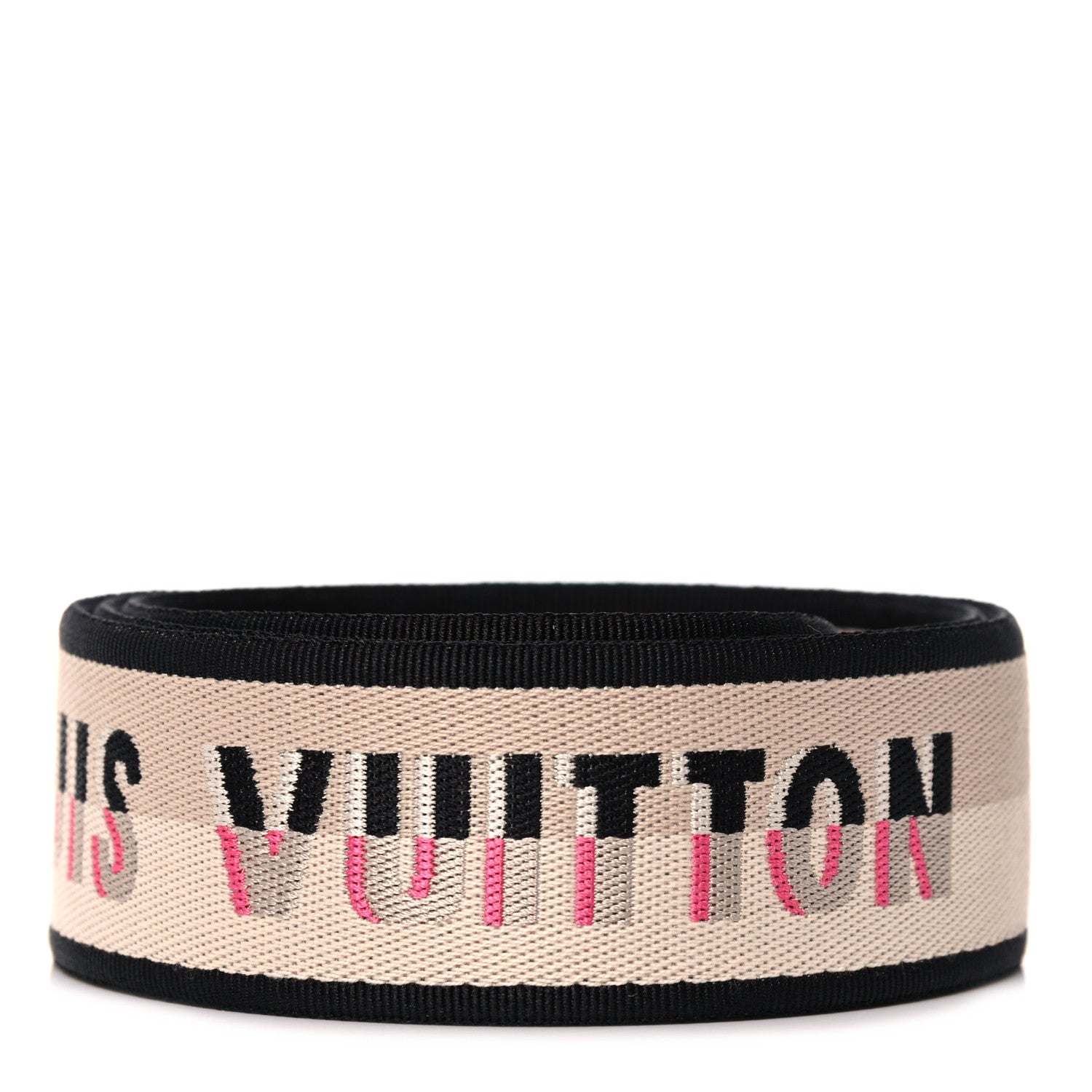 Louis Vuitton Jacquard Speedy Bandouliere 20 Shoulder Strap Black 2 of 3
