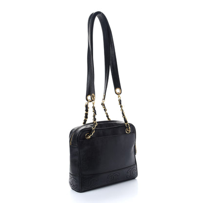 Chanel Caviar CC Shoulder Bag Black 2 of 9