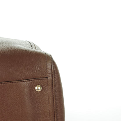 Gucci Pebbled Calfskin Medium Soho Shoulder Bag Brown 7 of 9