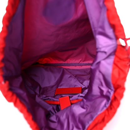 Versace Nylon Medusa Drawstring Backpack Red 5 of 18