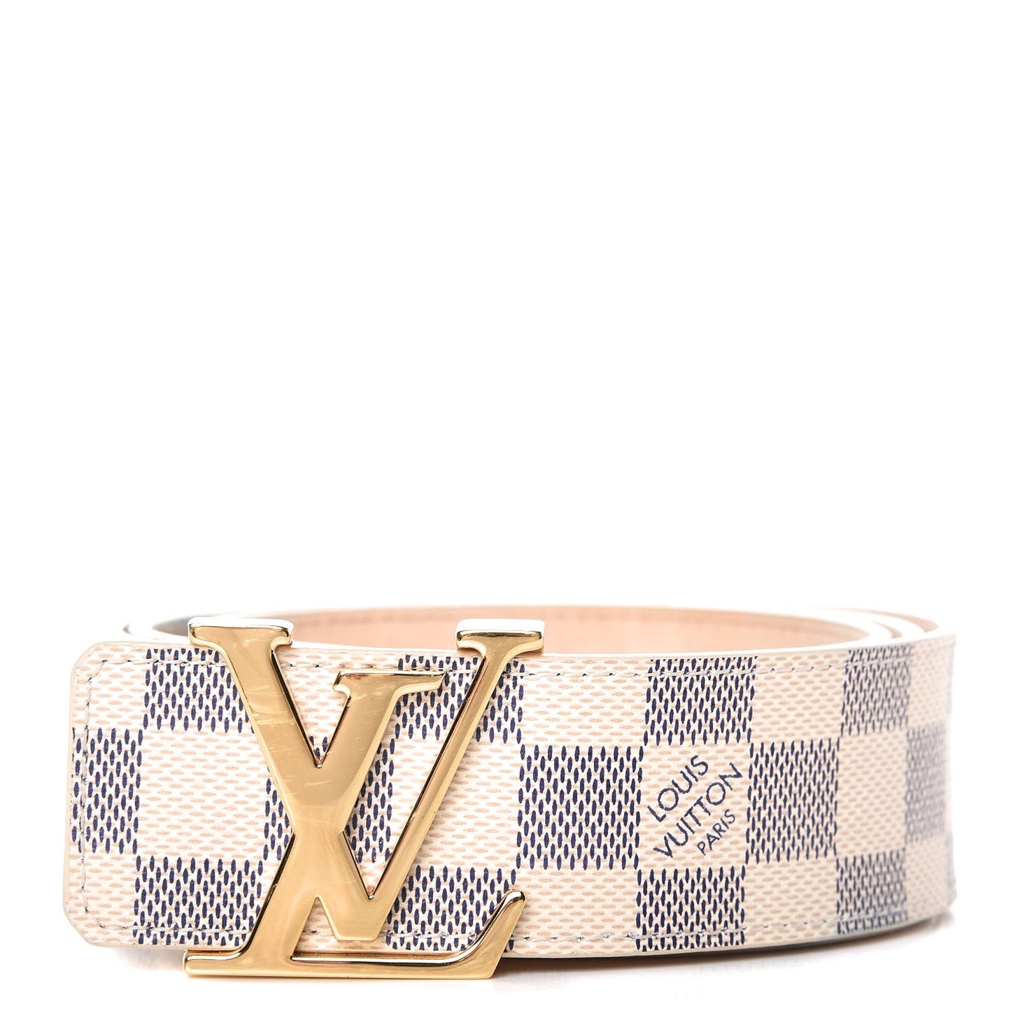 Damier Azur 40mm LV Initiales Belt 95 38