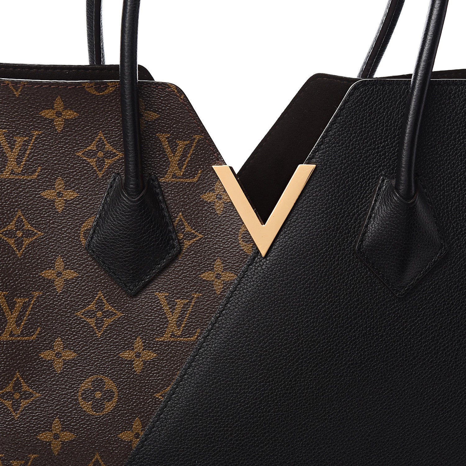 Louis Vuitton Calfskin Monogram Kimono Tote Black 9 of 10
