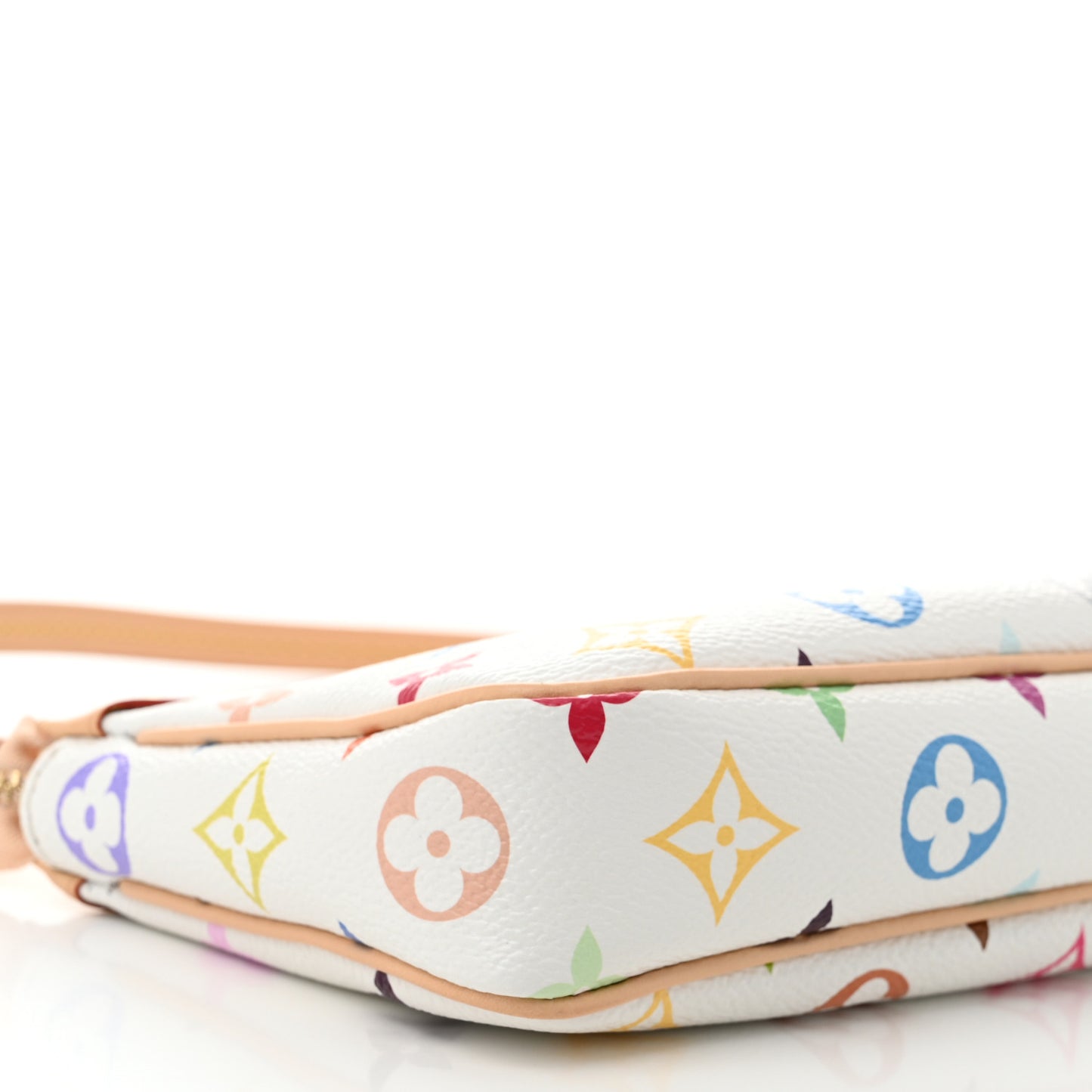 LV X TM Monogram Multicolor Pochette Accessories White