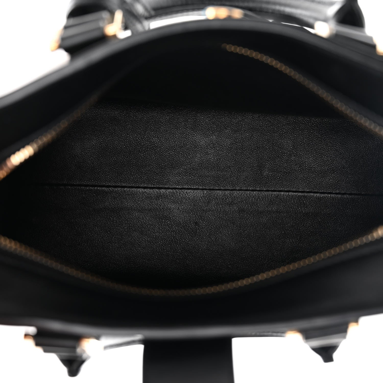 Saint Laurent Calfskin Monogram Baby Cabas Black 5 of 12