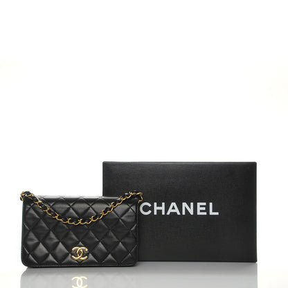 Chanel Lambskin Quilted Small Single Flap Bag Black 10 of 10
