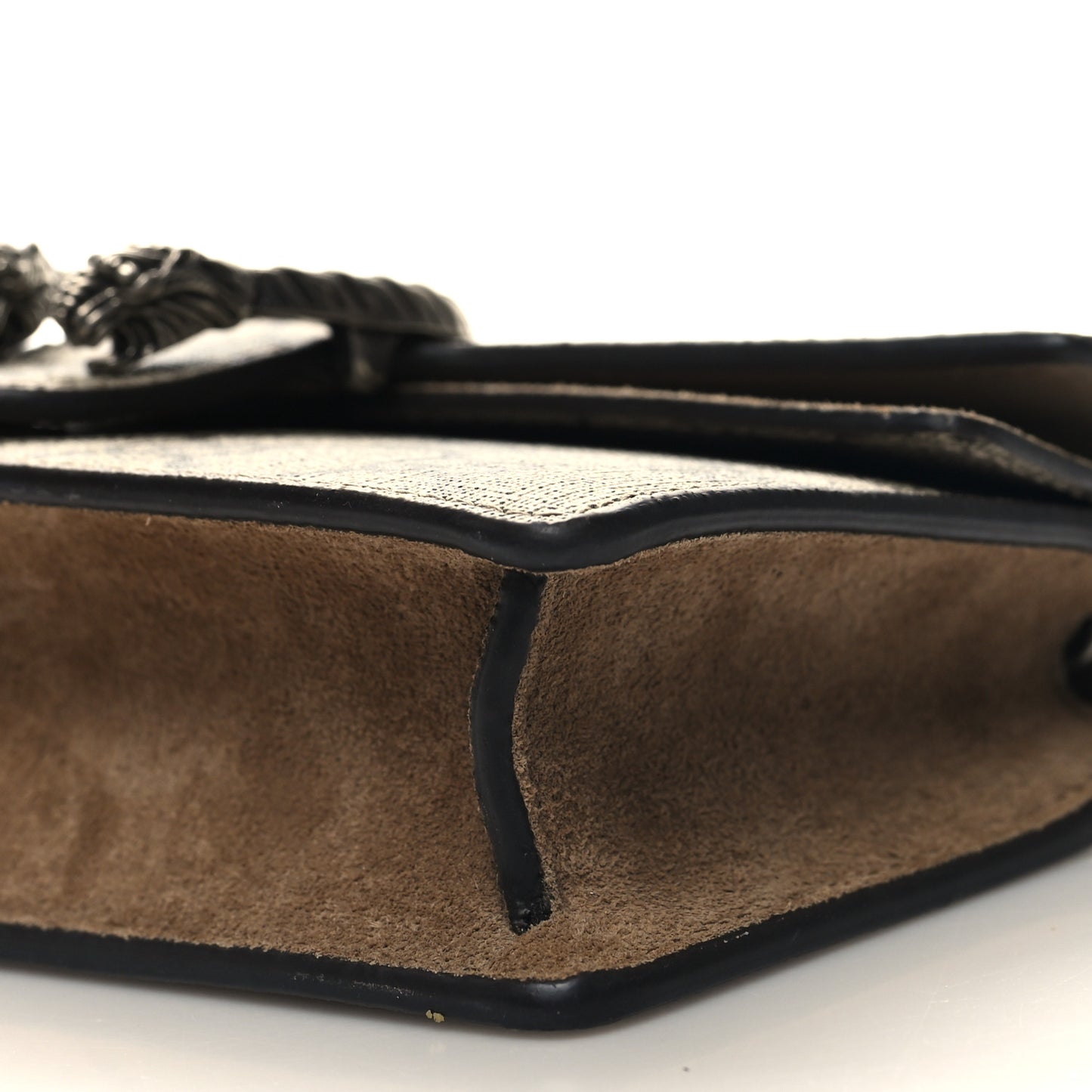 GG Supreme Monogram Super Mini Dionysus Shoulder Bag Taupe