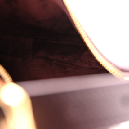 Celine Supple Grained Calfskin Teen Lulu Shoulder Bag Deep Burgundy 5 of 10