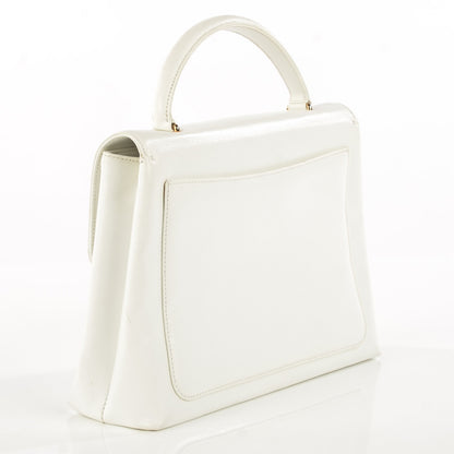 Chanel Caviar Jumbo Kelly Flap Bag White 3 of 8