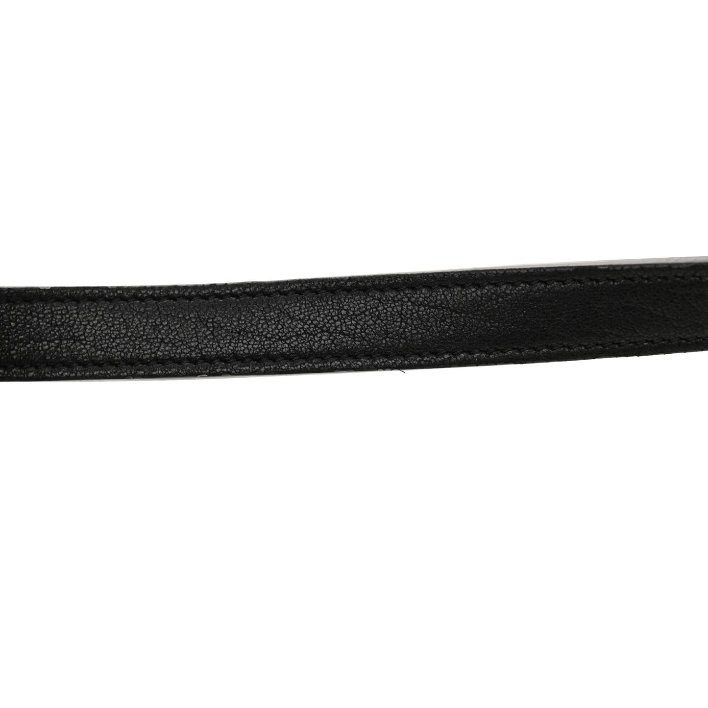 Lambskin Monogram Large Pouch On Strap Black