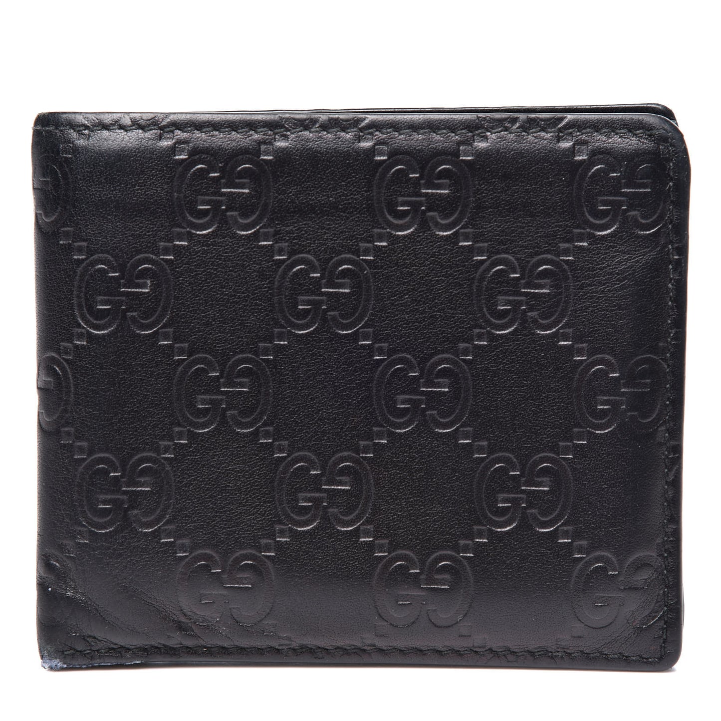 Guccissima Avel Bi-Fold Wallet Black