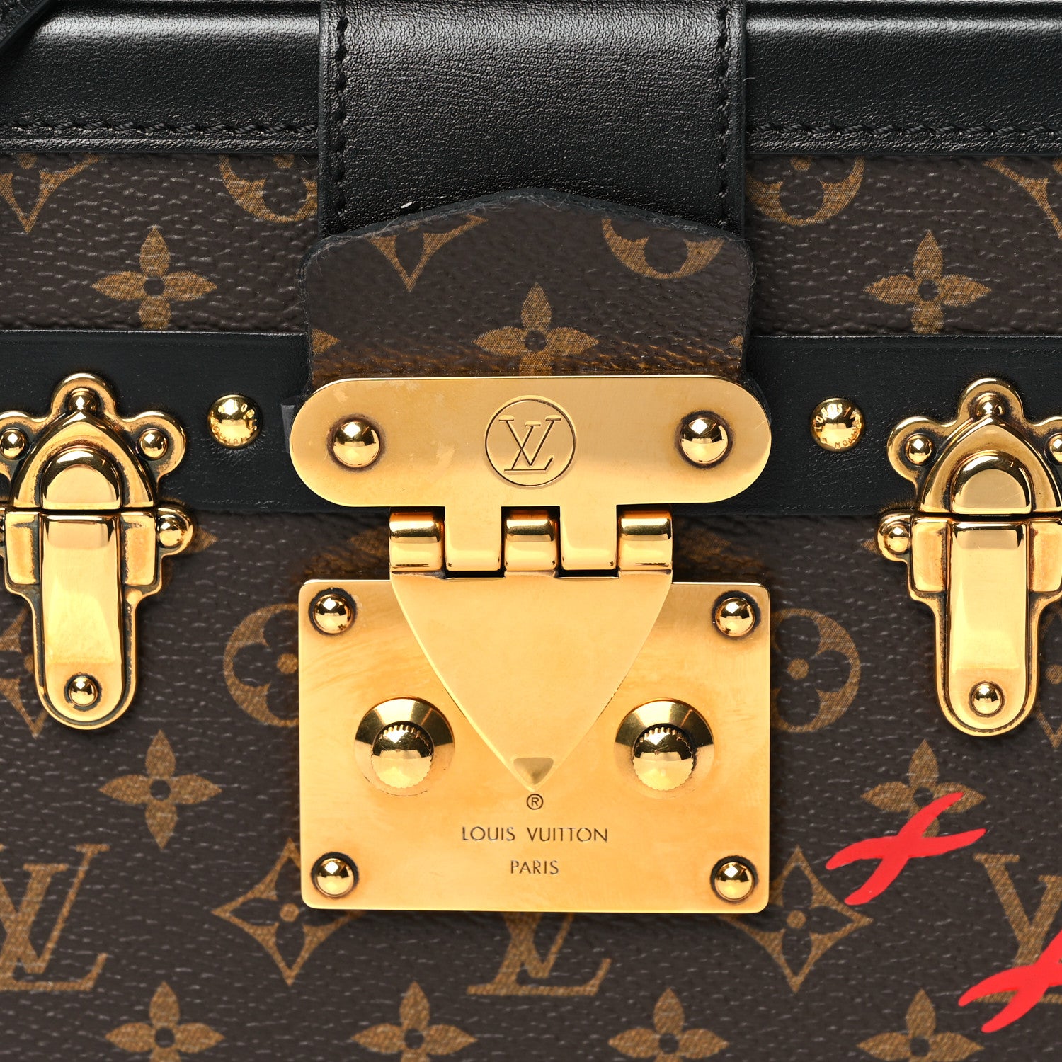 Louis Vuitton Monogram Petite Malle Black 8 of 10