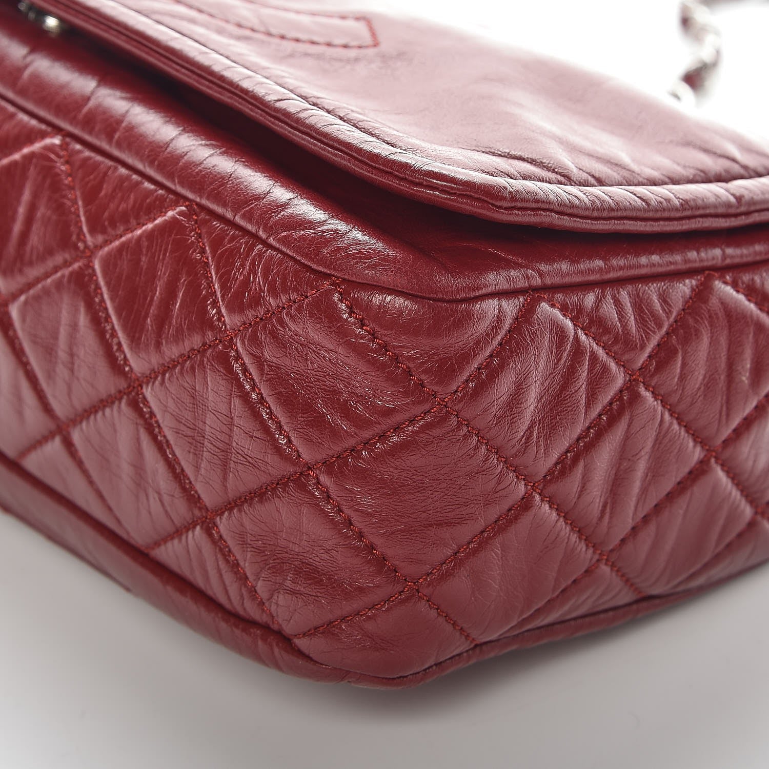 Chanel Calfskin Medium Timeless CC Flap Dark Red 12 of 12