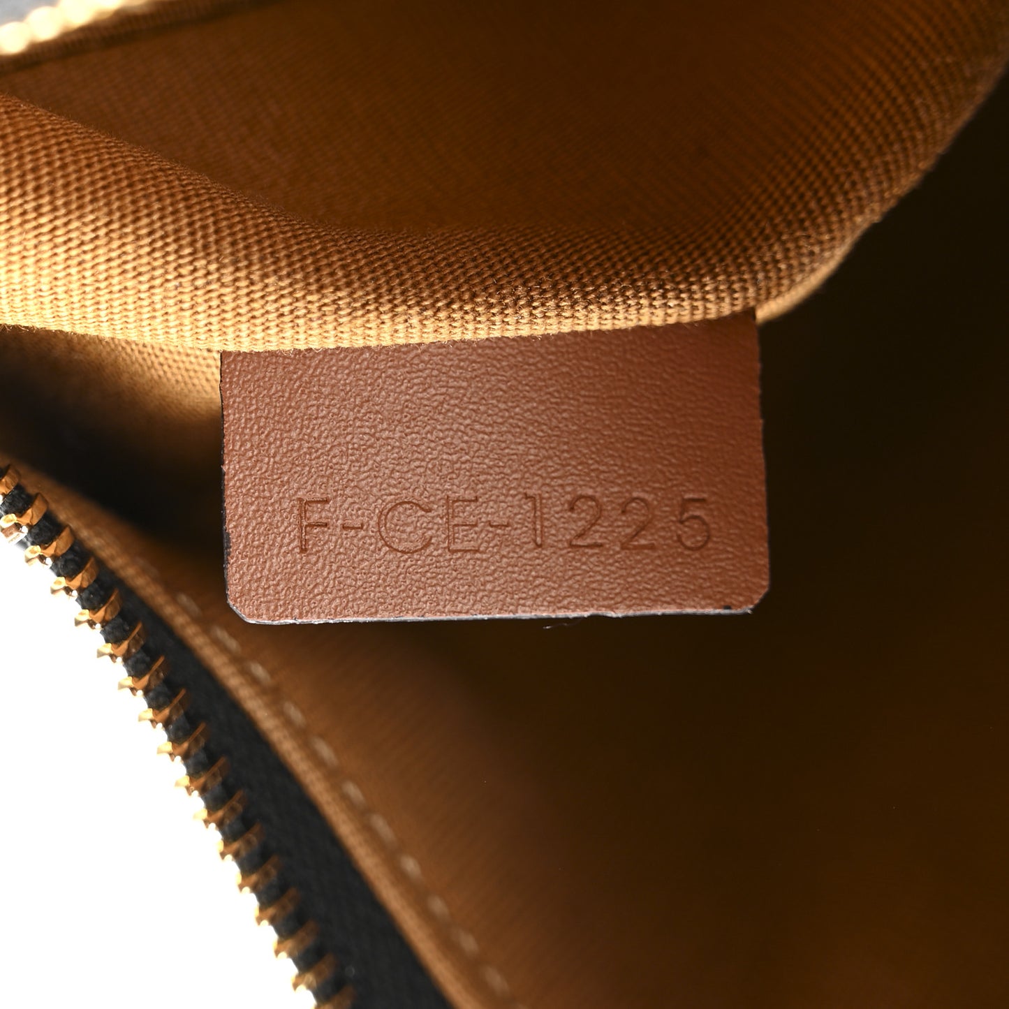 Triomphe Canvas Calfskin Teen Lulu Shoulder Bag Tan